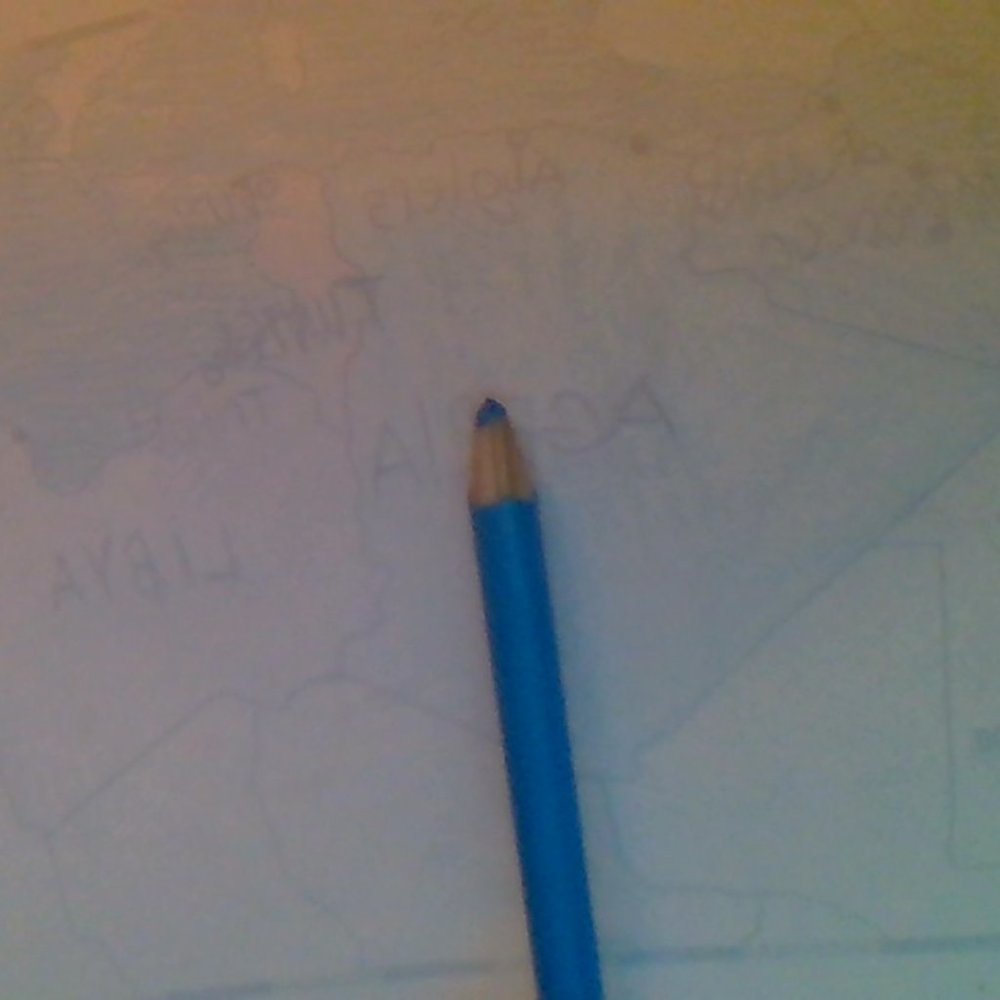 nice one of kind blue color pencil